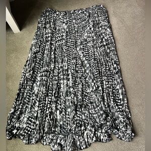 Raphael Grey Patterned Skirt - XL